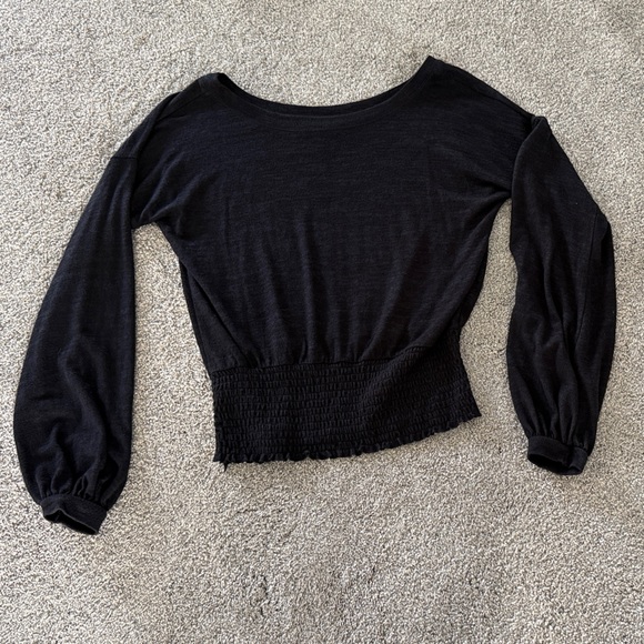 Abercrombie & Fitch Tops - Abercrombie Black with Blue undertone Women's Top